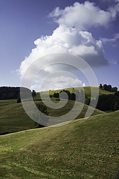 Landscape in Lessinia near Velo Veronese