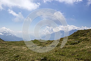 Landscape of Lienz Dolomites in Austria