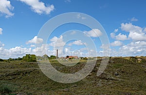 Landscape with lighthouse on Norderney