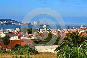 Landscape of Lisboa, Portugal.