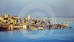 Landscape of Lisboa, Portugal. photo