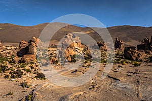 Landscape of Lost Italy in Eduardo Avaroa National Park, Bolivia