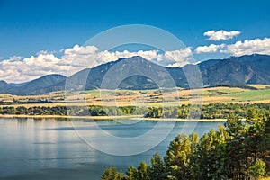 Landscape with The Low Tatras mountain range