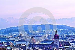 A landscape of Lucerne, Switzerland