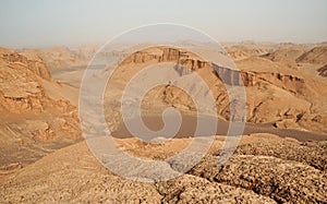 The landscape of Lut Desert or Dasht-e Lut, Kerman , Iran