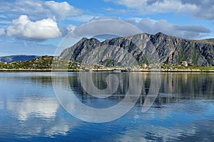 Landscape of Mageroya Island, Norway