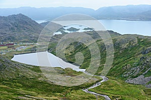 Landscape of Mageroya Island, Norway