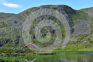 Landscape of Mageroya Island, Norway