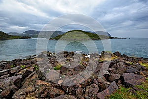 Landscape of Mageroya Island, Norway