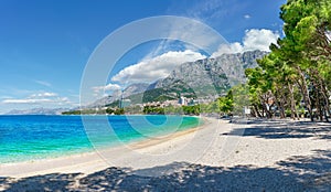 Landscape with Makarska Beach, Croatia