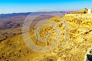 Landscape of Makhtesh crater Ramon