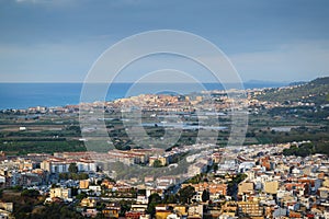 Landscape of Malgrat De Mar in Spain photo