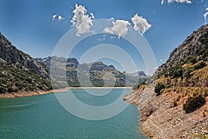 Landscape Mallorca Lake de Gorg Blau