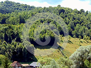 Landscape in Maramures county, Romania