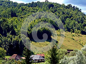 Landscape in Maramures county, Romania