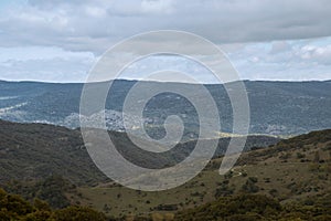 Landscape in Mediterranean forest, CÃÂ¡diz, South of Spain photo