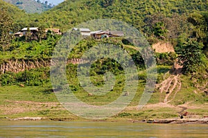 Landscape during Megokng cruise Laos