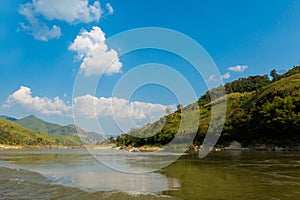 Landscape during Megokng cruise Laos