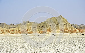 The landscape of Miniature Martian Mountains in Chabahar Iran