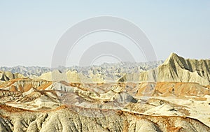 The landscape of Miniature Martian Mountains in Chabahar , Iran