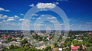 Landscape of Minsk city in Belarus