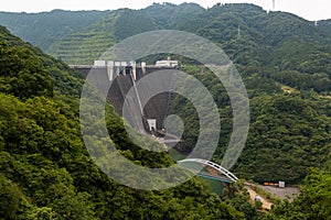 Landscape of Miyagase Dam