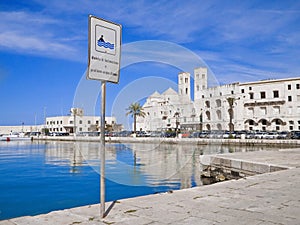 Landscape of Molfetta Seaport. Apulia.