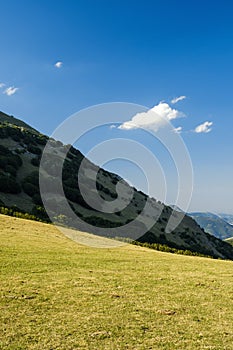 Landscape of Monte Cucco Regional Park, Umbria, Italy