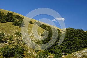 Landscape of Monte Cucco Regional Park, Umbria, Italy