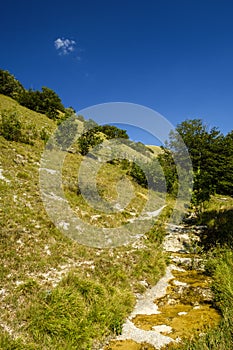 Landscape of Monte Cucco Regional Park, Umbria, Italy