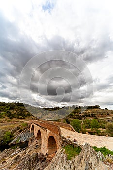 Landscape in the Montes de Toledo, Castilla La Mancha, Spain