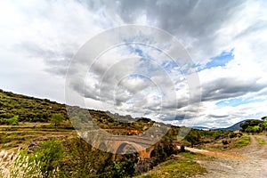 Landscape in the Montes de Toledo, Castilla La Mancha, Spain