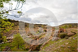 Landscape in the Montes de Toledo, Castilla La Mancha, Spain