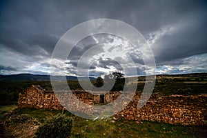 Landscape in the Montes de Toledo, Castilla La Mancha, Spain