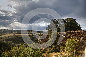 Landscape in the Montes de Toledo, Castilla La Mancha, Spain