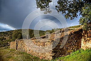 Landscape in the Montes de Toledo, Castilla La Mancha, Spain