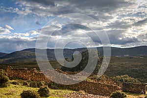 Landscape in the Montes de Toledo, Castilla La Mancha, Spain photo