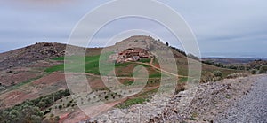 Landscape from Morocco mountain atlas taza photo