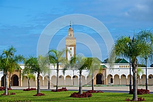 Landscape of mosque at Royal Palace in Rabat, Morocco