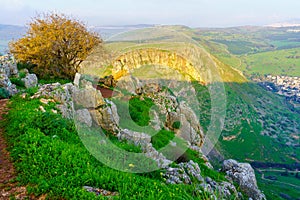 Landscape of Mount Arbel National Park