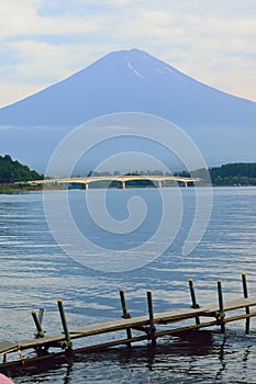 Landscape of Mount Fuji in Japan