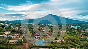 The landscape of Mount meru in Arusha, Tanzania