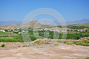 Zendan-e Soleyman , Prison of Solomon peak in Takab photo