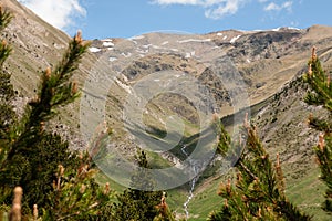 Landscape mountain in Andorra