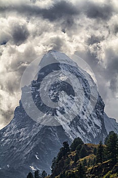 Landscape of mountain Cervin