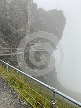 Landscape of a mountain Cliff