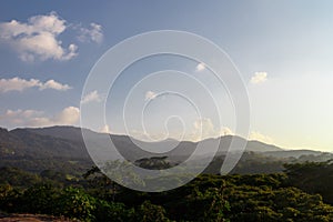 Landscape from a mountain from Matagalpa, Nicaragua photo