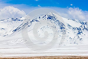 Landscape of mountain on Qinghai Plateau,China