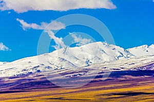 Landscape of mountain on Qinghai Plateau,China.