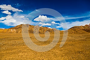 Landscape of mountain on Qinghai Plateau,China.